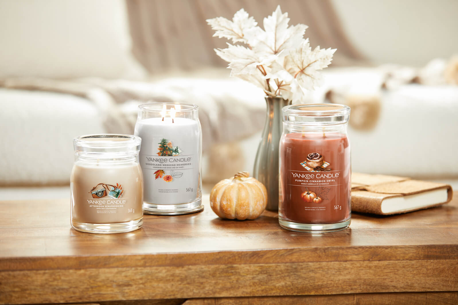 Yankee Candle, Duftkerzen im Glas, Herbstkollektion, Cottage Getaway